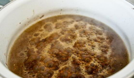 гречка с финиками и апельсинами