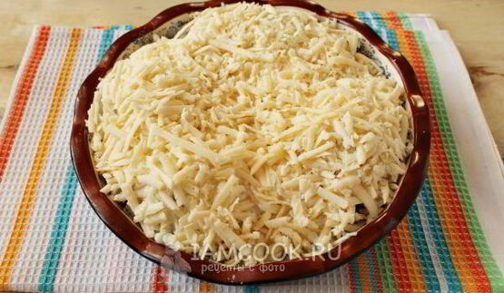 гречка с курицей в духовке с сыром