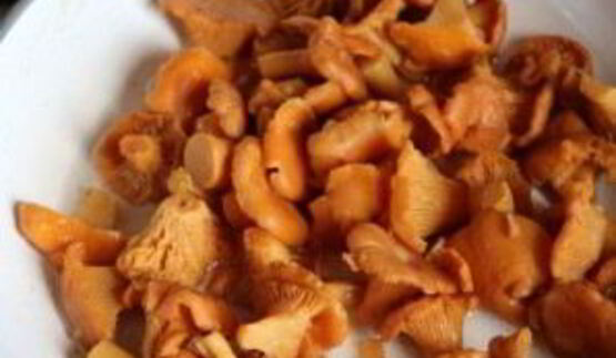 гречка с лисичками и луком