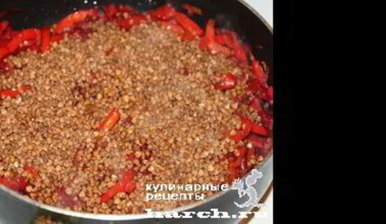 гречка с овощами красная горка