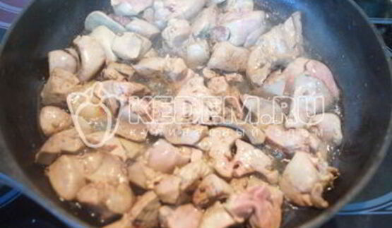 гречка с печенью