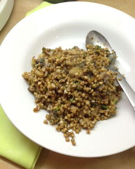 Рецепт гречки с шампиньонами