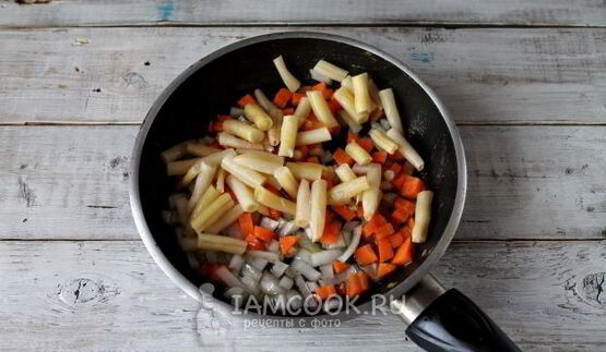 гречка со стручковой фасолью