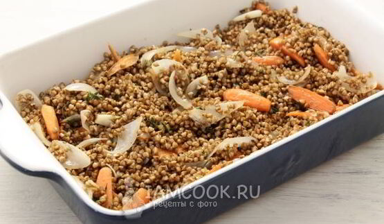 гречка со свининой в духовке