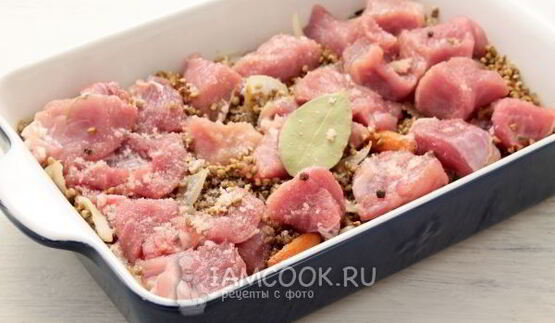 гречка со свининой в духовке