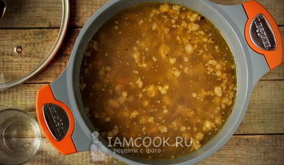 гречка со свиным фаршем