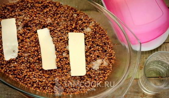 гречка со свиным мясом в духовке