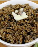 Гречневая каша с грибами и луком