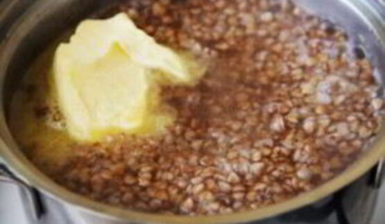 гречневая каша с маслом