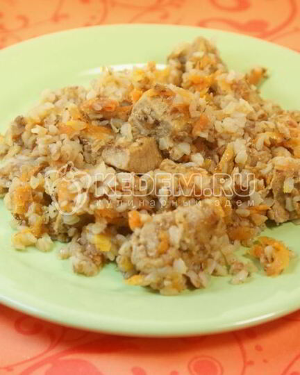 Рецепт гречневой каши с мясом