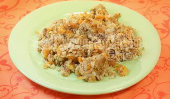 гречневая каша с мясом