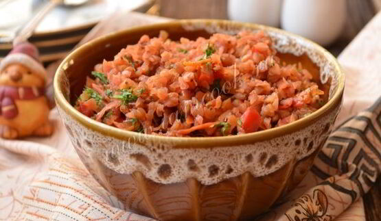 гречневая каша с овощами