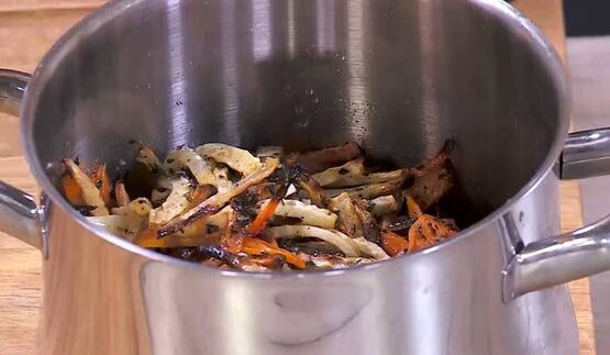 гречневая каша с запеченными овощами