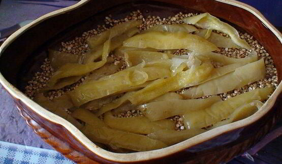 гречневая каша в горшочке воспоминание про осень