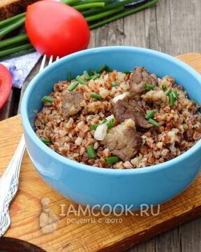 Каша гречневая с мясом