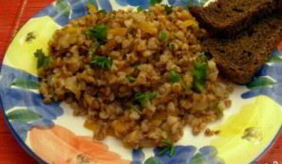 тушеная гречка