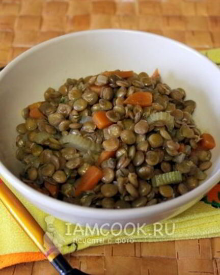 Рецепт каши из чечевицы