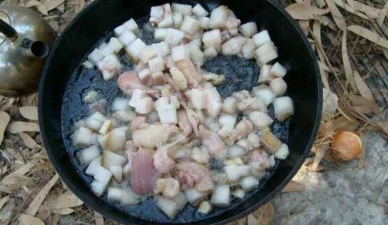 каша лесная