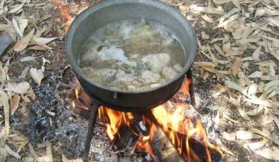 каша лесная