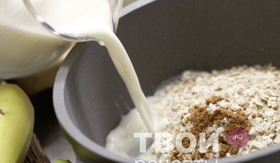 каша с бананом