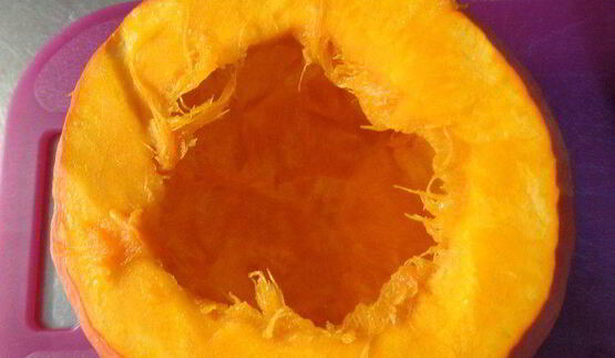 каша в тыковке веселый хэллоуин