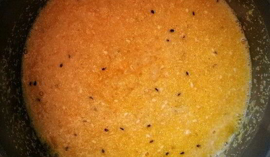 кукурузная каша с апельсином и имбирем