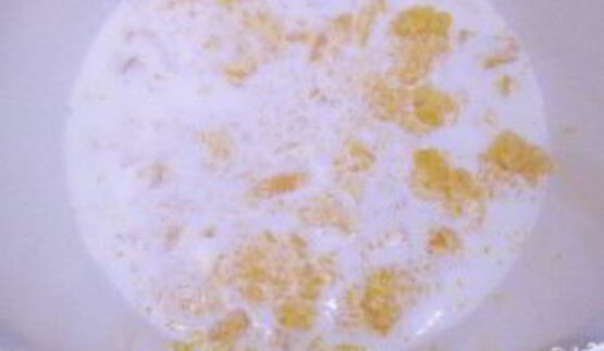 кукурузная каша с бананом