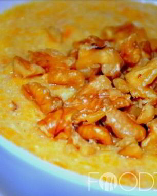 Кукурузная каша с тыквой