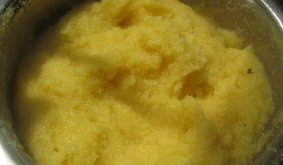 мамалыга с грибами