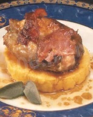 Полента с перепелами