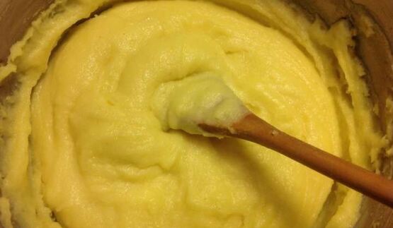 полента с сыром и помидорами