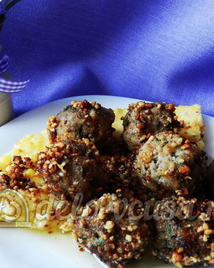 Рецепт поленты с тефтелями