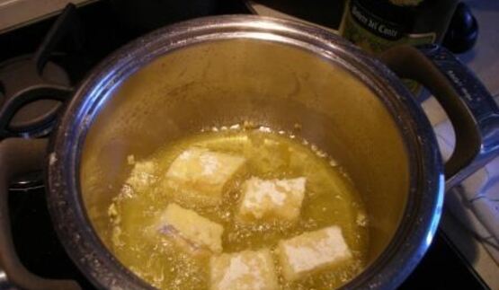 жареная полента polenta fritta