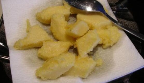 жареная полента polenta fritta