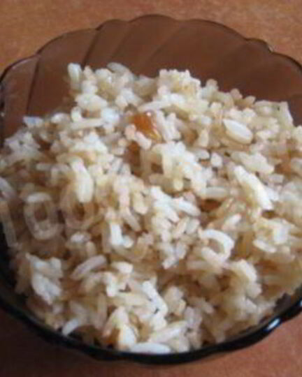 Рецепт кутьи из риса с изюмом