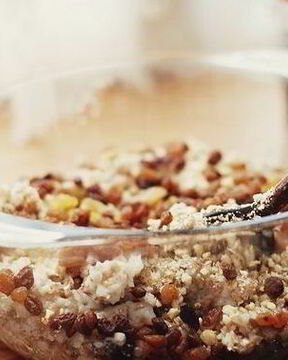 Кутья с яблоками