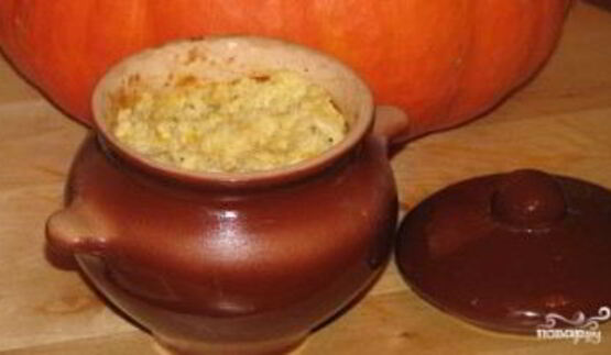 молочная каша в горшочке