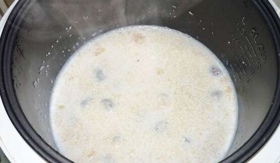 молочная каша в мультиварке