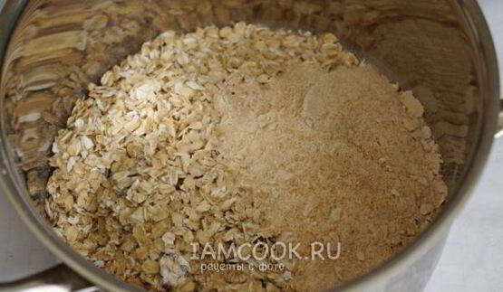 карамельная овсяная каша