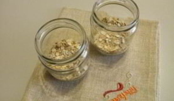 ленивая овсянка в банке для похудения