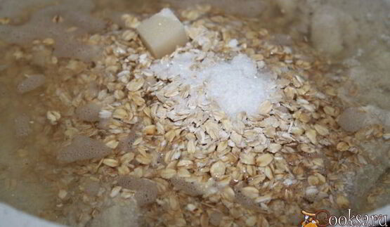 овсяная каша с курочкой и топленым сливочным маслом