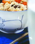 Овсяная каша с сухофруктами