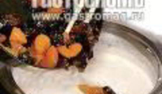 овсяная каша с сухофруктами
