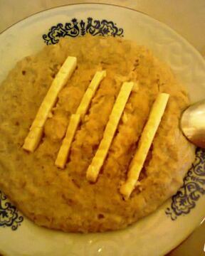 Овсяная каша с сыром