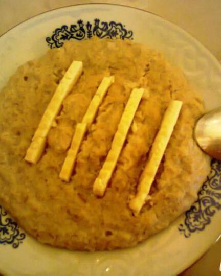 Рецепт овсяной каши с сыром