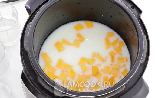 овсяная каша с тыквой
