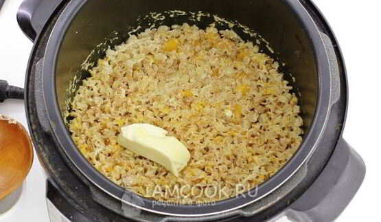 овсяная каша с тыквой