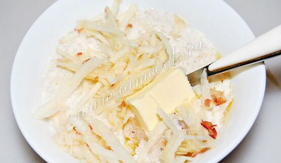 овсяная каша с яблоками