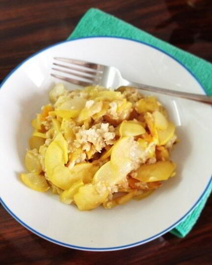 Рецепт овсянки с яблоками, грушами и курагой