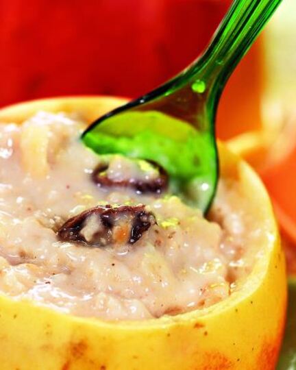 Рецепт овсянки с яблоками